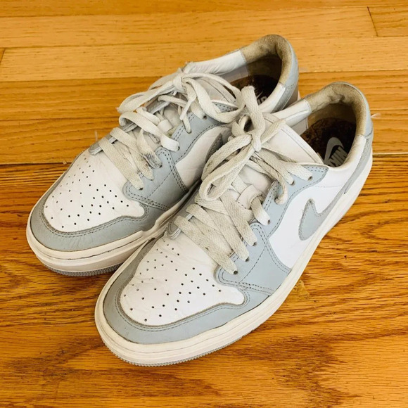 Air Jordan 1 Elevate Low Women's Size 8.5 White/Wolf Grey-White DH7004-100 - Picture 16 of 16